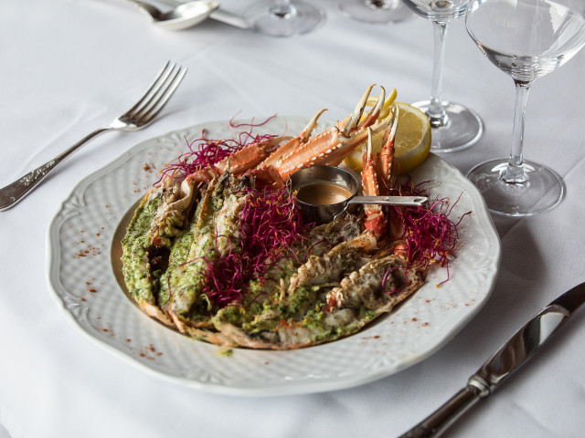 La Vieille Auberge Grosses Langoustines rôties au four